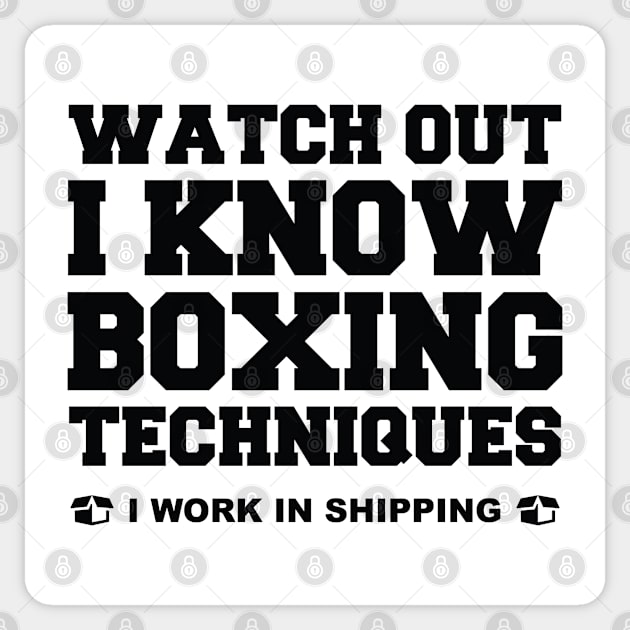 I Know Boxing Techniques Sticker by VectorPlanet